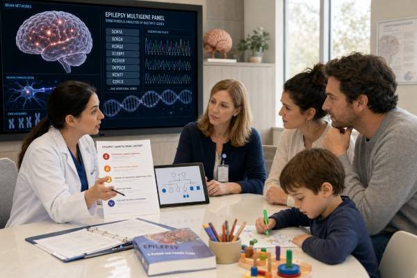 Epilepsy Genetic Panel Test Seizure Genes, Diagnosis, and Results Learn how epilepsy genetic panel testing evaluates seizure genes, who benefits, how to interpret positive, uncertain, and negative results, and when findings can guide treatment.