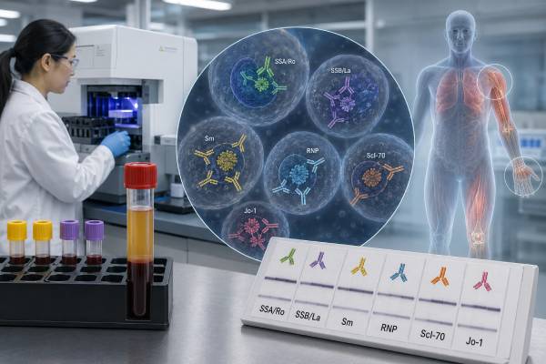 Learn what an extractable nuclear antigen panel tests, how ENA antibodies relate to lupus, Sjögren disease, scleroderma, MCTD, and myositis, and what positive or negative results mean.
