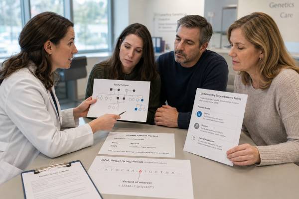 Familial Variant Genetic Test: Known Mutation, Targeted Testing, and Results Learn how targeted familial variant testing works, what positive and true negative results mean, and why the original genetic report is essential for accurate cascade testing.