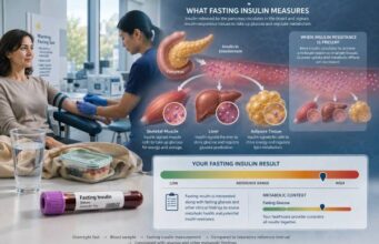 Learn how fasting insulin testing relates to insulin resistance and metabolic health, why ranges vary, and what high or low results mean when compared with glucose.