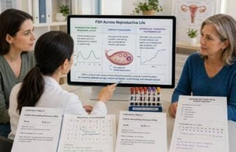 Follicle-Stimulating Hormone (FSH) Test in Women: Fertility, Menopause, and Results Learn how an FSH test is used for fertility, ovarian reserve, absent periods, menopause, and premature ovarian insufficiency, including high and low result patterns.