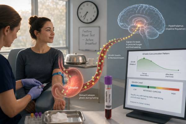 Ghrelin Blood Test: Hunger Hormone, High and Low Levels, and Results Learn what a ghrelin blood test measures, why total and active forms differ, and how fasting, weight loss, obesity, surgery, and sample handling affect high or low results.