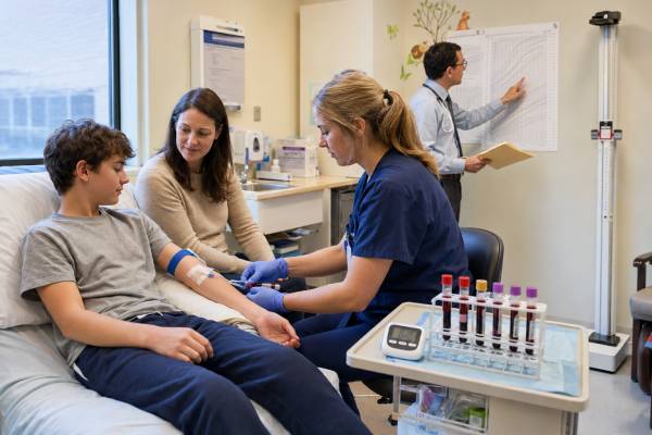 Growth Failure Hormone Test Panel: IGF-1, IGFBP-3, GH Stimulation, and Results Learn how a pediatric growth failure panel combines growth velocity, IGF-1, IGFBP-3, GH stimulation, bone age, and pituitary evaluation to distinguish GH deficiency from other causes.