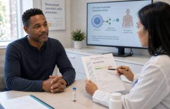 Understand HLA-B*57:01 testing before abacavir, positive and negative result meaning, hypersensitivity symptoms, permanent rechallenge precautions, and HIV treatment alternatives.