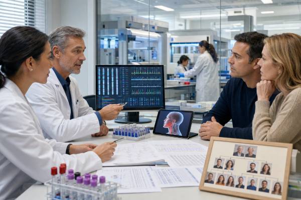 Hereditary Angioedema Genetic Test SERPING1, F12, PLG, and Results Understand hereditary angioedema genetic testing for SERPING1, F12, PLG, and other genes, including result meanings, inheritance, complement tests, and emergency care.