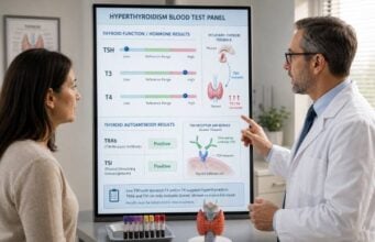 Hyperthyroidism Blood Test Panel: Low TSH, T3, T4, TRAb, TSI, and Results Understand a hyperthyroidism blood test panel, including low TSH, high T3 or T4, TRAb and TSI results, causes, interference, and follow-up.