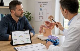 Understand how a male fertility hormone panel uses FSH, LH, testosterone, prolactin, and inhibin B to investigate abnormal semen results while preserving sperm production and fertility options.