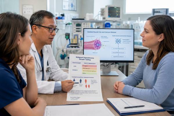 Malignant Hyperthermia Genetic Test RYR1, CACNA1S, Anesthesia Risk, and Results Learn how malignant hyperthermia genetic testing evaluates RYR1 and CACNA1S, what results mean, why negative tests can miss risk, and how to plan safe anesthesia.
