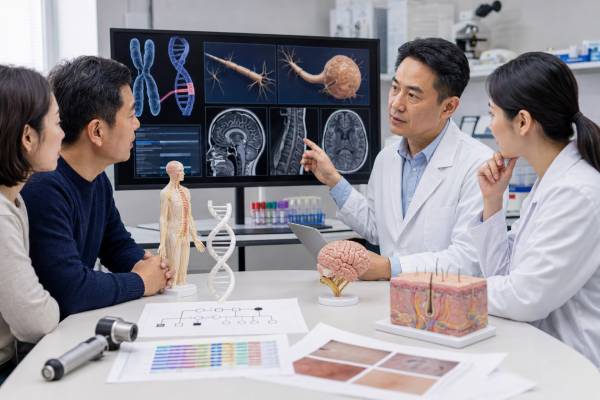 Neurofibromatosis Type 1 Genetic Test NF1 Gene Mutations and Results Understand NF1 genetic testing, including revised diagnostic criteria, mosaic and RNA testing, positive, negative, and VUS results, tumor warning signs, and family risk.
