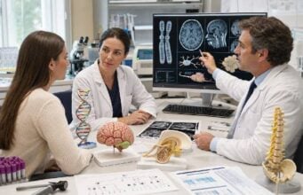 NF2 genetic testing explained: NF2-related schwannomatosis, mosaic and tumor testing, result interpretation, surveillance, hearing care, and family risk.