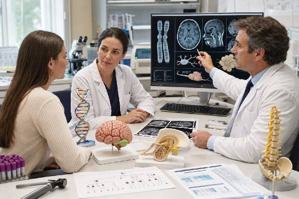 Neurofibromatosis Type 2 Genetic Test NF2 Gene Mutations and Results NF2 genetic testing explained: NF2-related schwannomatosis, mosaic and tumor testing, result interpretation, surveillance, hearing care, and family risk.