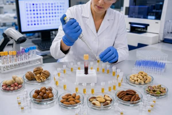 Nut Allergy IgE Panel Peanut, Tree Nuts, Component Testing, and Allergy Risk Learn how peanut and tree nut IgE panels are interpreted, which components improve specificity, how cross-reactivity differs from co-allergy, and when oral food challenges can clarify risk.