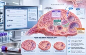 Ovarian Reserve Test Panel: AMH, FSH, Estradiol, Inhibin B, and Results Learn how AMH, FSH, estradiol, and inhibin B ovarian reserve tests are timed and interpreted, including low, high, and discordant results.