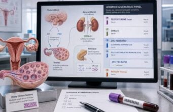 PCOS Hormone Test Panel: Testosterone, DHEA-S, LH/FSH Ratio, Insulin, and Results Learn how testosterone, DHEA-S, the LH/FSH ratio, insulin, and glucose tests are used in PCOS, what abnormal patterns mean, and which mimics must be excluded.