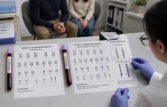 Learn how a parental karyotype test can identify balanced translocations and other chromosome changes linked to infertility, recurrent miscarriage, and pregnancy risk.
