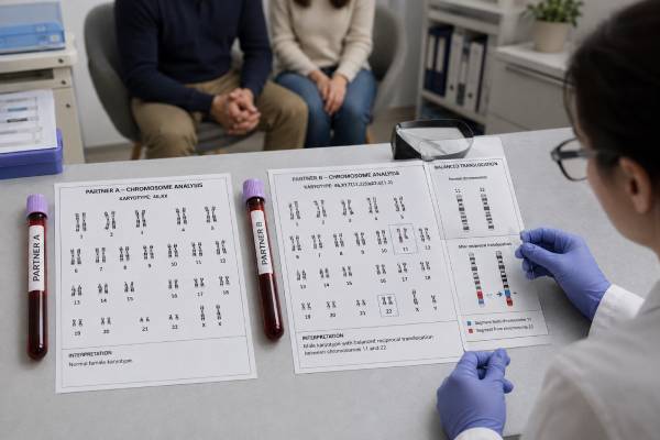 Parental Karyotype Test: Infertility, Miscarriage, Translocations, and Results Learn how a parental karyotype test can identify balanced translocations and other chromosome changes linked to infertility, recurrent miscarriage, and pregnancy risk.