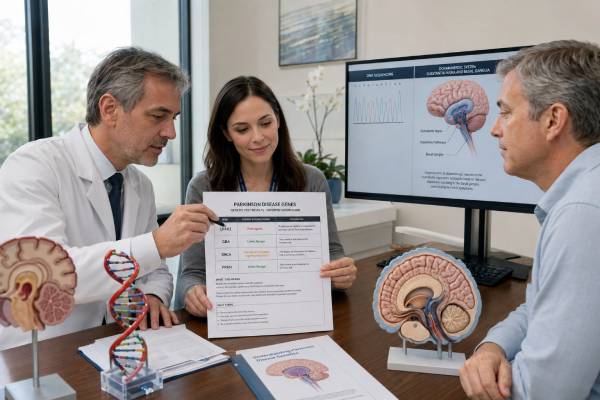Parkinson Disease Genetic Test LRRK2, GBA, SNCA, PRKN, and Results Learn how LRRK2, GBA1, SNCA, PRKN, PINK1, PARK7, and VPS35 testing is interpreted in Parkinson disease, including positive, carrier, VUS, and negative results.