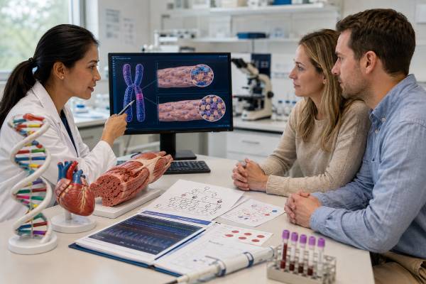 Pompe Disease Genetic Test GAA Gene Mutations, Carrier Risk, and Results Understand GAA genetic testing for Pompe disease, including enzyme confirmation, carrier risk, pseudodeficiency, newborn screening, and positive or uncertain results.