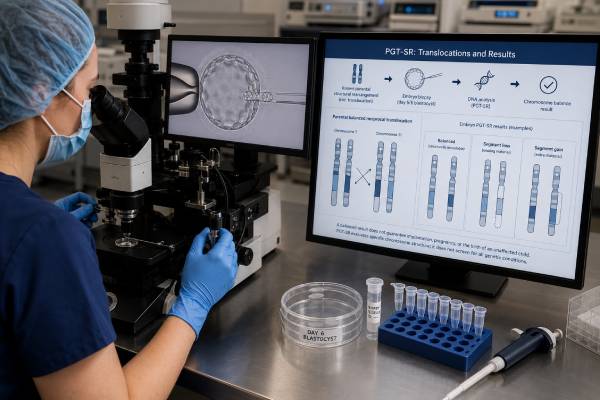 Preimplantation Genetic Testing for Structural Rearrangements (PGT-SR): Translocations and Results Understand how PGT-SR tests IVF embryos from translocation or inversion carriers, including normal, balanced, unbalanced, mosaic, and inconclusive results.