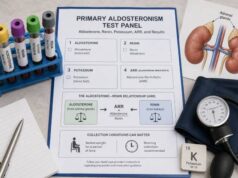 Primary Aldosteronism Test Panel: Aldosterone, Renin, Potassium, ARR, and Results Learn how aldosterone, renin, potassium, and the ARR screen for primary aldosteronism, how medicines affect results, and when confirmation, CT, or adrenal vein sampling is needed.