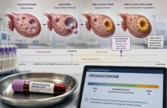 Progesterone Blood Test: High, Low, Normal Range, Ovulation, and Results Understand progesterone blood test timing, normal ranges, ovulation thresholds, and possible causes of high or low results in menstrual cycles, fertility care, and pregnancy.