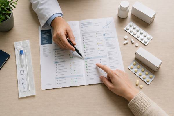 Psychiatric Pharmacogenetic Test: Antidepressants, Antipsychotics, Genes, and Results Learn what psychiatric pharmacogenetic testing can and cannot predict for antidepressants and antipsychotics, including CYP2D6, CYP2C19, SLC6A4, results, limits, and safe treatment use.