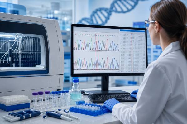 Sanger Sequencing Test: Single-Gene Variants and Results Sanger sequencing reads targeted gene regions to find or confirm small DNA variants. Understand chromatograms, result categories, limitations, and follow-up testing.
