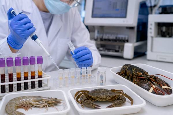 Understand shrimp, crab, lobster, and tropomyosin IgE testing, including cross-reactivity with mites, component results, oral challenges, and what positive or negative values mean.