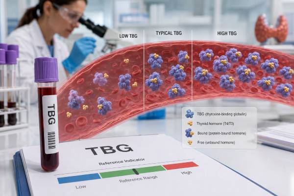 Thyroxine-Binding Globulin (TBG) Test: High, Low, Normal Range, and Thyroid Hormones Understand what a TBG blood test measures, why high or low levels alter total T4 and T3, common causes, normal ranges, and the right follow-up tests.
