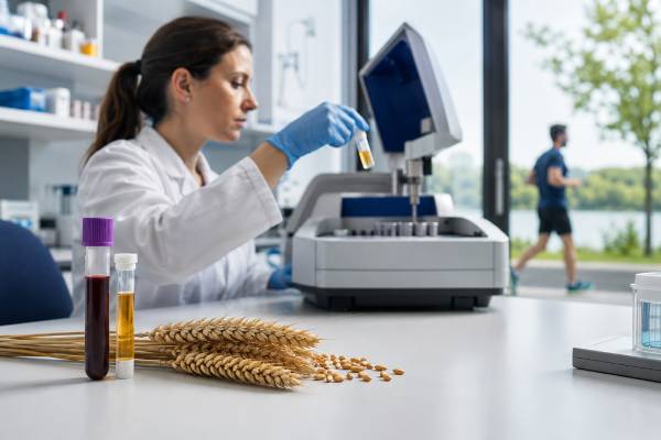 Learn how wheat component IgE testing interprets omega-5 gliadin, Tri a 14, glutenins, cross-reactivity, and exercise-related anaphylaxis risk, and what positive or negative results can mean.