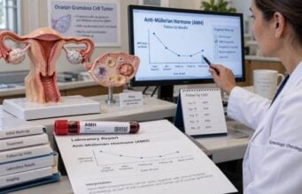 Anti-Mullerian Hormone (AMH) Tumor Marker Test: Granulosa Cell Tumors, Tumor Activity, and Follow-Up Learn how AMH is used as a tumor marker for granulosa cell tumors, why levels can rise, how trends are followed after treatment, and how AMH compares with inhibin B.