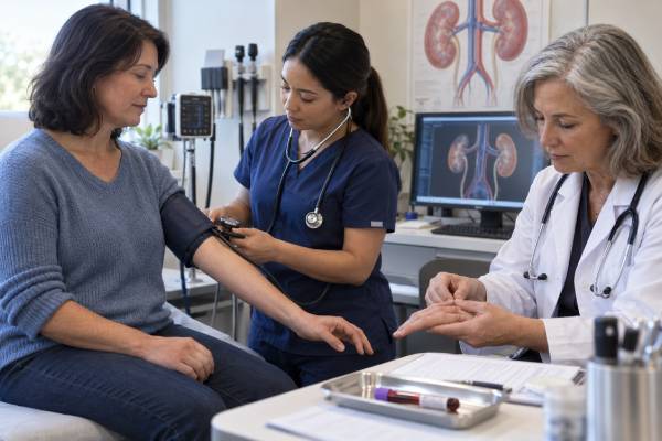 Understand what a positive anti-RNA polymerase III antibody test means, including systemic sclerosis, rapid skin progression, renal crisis risk, cancer timing, blood-pressure monitoring, and urgent warning signs.