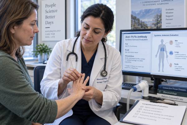 Anti-Th/To Antibody Test: Systemic Sclerosis Marker and Meaning Learn what a positive or negative anti-Th/To antibody test may mean in systemic sclerosis, including lung risks, testing limitations, and next steps.