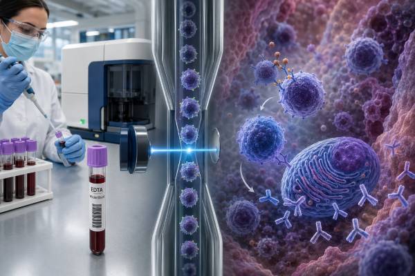 Understand how CD19 and CD20 B-cell counts are measured, why results may be high or low, how anti-CD20 therapy affects them, and which follow-up tests assess antibody function.