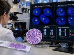 Understand BCL2 rearrangement testing in follicular lymphoma, including IGH::BCL2, t(14;18), FISH results, negative tests, and how findings affect tumor classification.