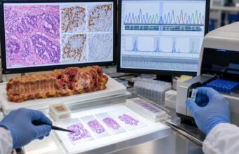 BRAF V600E testing in colon cancer helps guide prognosis, targeted therapy, and MLH1-deficient Lynch syndrome workup. Learn what positive and negative results mean.