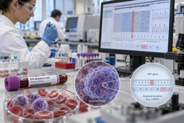 BTK Mutation Test: Leukemia, Lymphoma, Drug Resistance Marker, and Mutation Meaning Learn what a BTK mutation test means in leukemia and lymphoma, including C481 and non-C481 resistance mutations, negative results, testing methods, and treatment relevance.