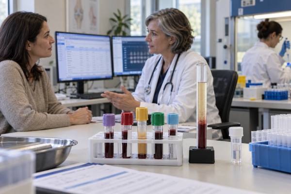 Behcet Disease Blood Test Panel: HLA-B51, CRP, ESR, and Inflammation Markers Learn how HLA-B51, CRP, ESR, blood counts, and organ-specific tests are used in Behçet disease, why no blood panel confirms the diagnosis, and which symptoms need urgent care.