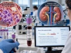 Learn how beta-2 microglobulin is used in multiple myeloma staging and prognosis, why kidney function changes the result, and how to interpret high levels.