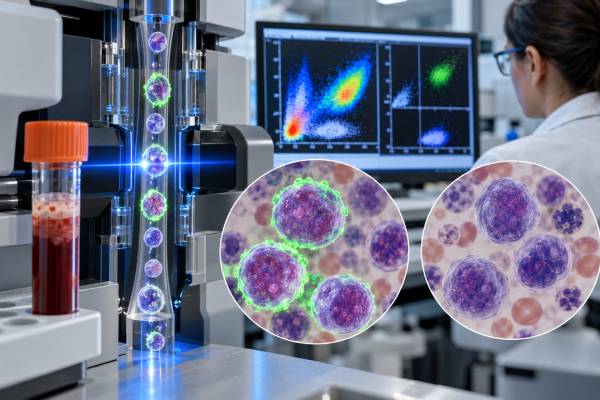 Learn what a CD33 test means in AML, how myeloid blast positivity is interpreted, and how CD33 expression can affect leukemia diagnosis, targeted treatment, and MRD follow-up.
