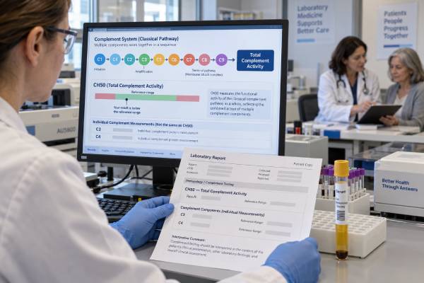 CH50 Test for Lupus: Complement Activity, Low Levels, and Immune Meaning Learn what a low CH50 test may mean in lupus, how it differs from C3 and C4, and when deficiency, medication, or sample handling matters.