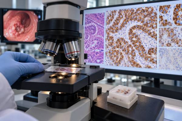 CLDN18.2 testing uses gastric cancer tissue to measure claudin 18.2 expression. Learn the ≥75% positivity threshold, IHC scoring, treatment meaning, and key limitations.