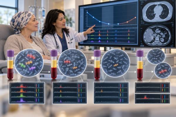 Circulating Tumor DNA (ctDNA) Test: Cancer Monitoring, Mutations, MRD, and Recurrence Risk Learn how a ctDNA test detects tumor DNA in blood, what mutations and MRD results mean, how ctDNA tracks treatment, and how it relates to recurrence risk.
