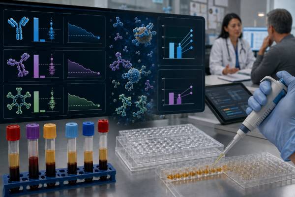 Common Variable Immunodeficiency Test Panel: IgG, IgA, IgM, Vaccine Response, and Diagnosis Learn which tests are included in a CVID panel, how IgG, IgA, IgM, pneumococcal and protein vaccine responses are interpreted, and how secondary causes are excluded before diagnosis.