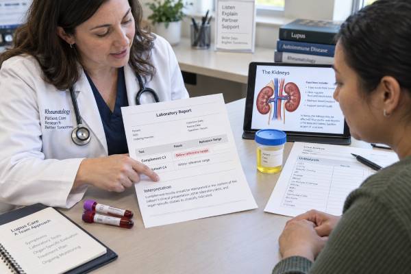 Complement C3 Test for Lupus: Low Levels, Disease Activity, Flares, and Kidney Risk Understand what low C3 may mean in lupus, how it relates to flares and kidney risk, and why urine tests and personal trends guide interpretation.