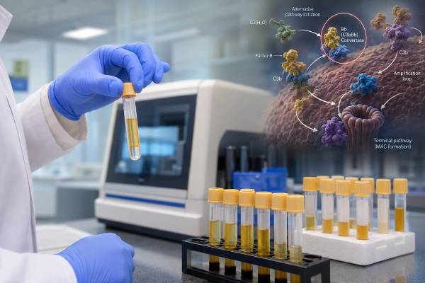 Complement Factor B Test: Alternative Pathway Function and Complement Deficiency Understand what a Complement Factor B test measures, how antigen differs from Bb activation fragments, and how results relate to AH50, deficiency, kidney disease, and treatment.
