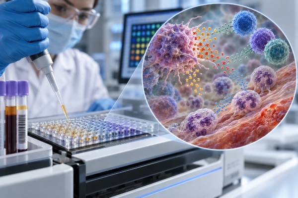 Learn what a cytokine panel measures, how IL-1, IL-6, IL-8, TNF-alpha, and interferon-gamma patterns are interpreted, and why results require clinical context.