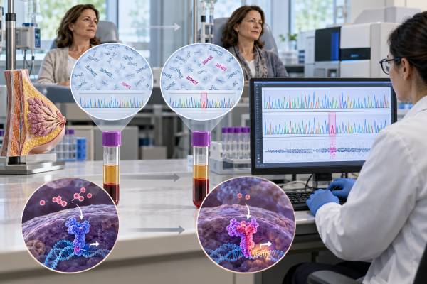 ESR1 Liquid Biopsy Test: Breast Cancer Hormone Resistance Marker and ctDNA Monitoring Learn what an ESR1 liquid biopsy detects, how positive and negative ctDNA results are interpreted, and how emerging ESR1 mutations can guide advanced breast cancer therapy.