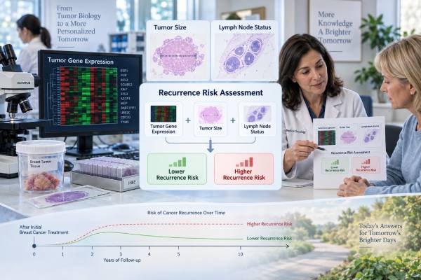 EndoPredict Test: Breast Cancer Recurrence Risk and Genomic Prognosis EndoPredict explained: EP and EPclin scores, the 3.3 cutoff, distant recurrence risk, genomic prognosis, chemotherapy decisions, and test limitations.