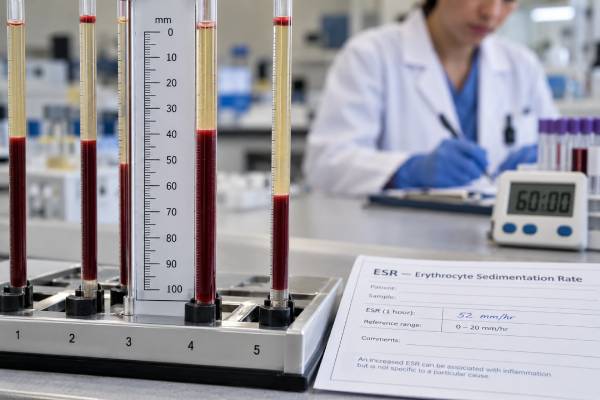 Learn how the ESR blood test works, normal ranges by age and sex, causes of high and low results, ESR versus CRP, and when follow-up is needed.